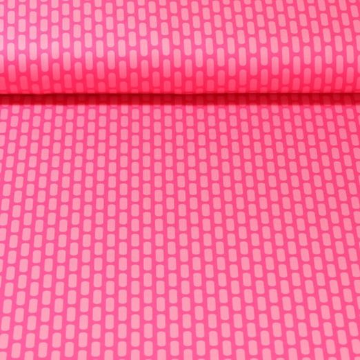 Tissu Albstoffe - Collection Performance - Pois Rose vif