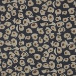 Chiffon - fiori astratti navy sabbia