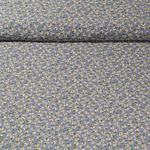 Chiffon - Blümchen Grau