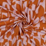 Viscose - Abstract Oranje Viscose - Abstract Oranje