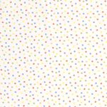 Popelina de Algodón - Flores Coloridas en Blanco