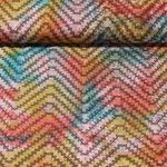Baumwolle Webware - Zickzack Batik Terra Multicolor
