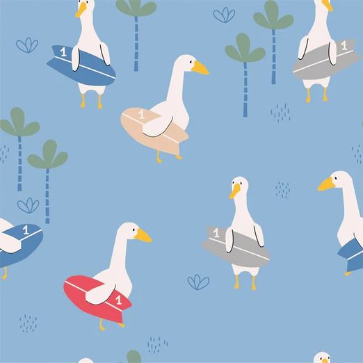 Jersey - Surfenten Hellblau