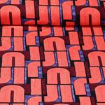 Viskosejersey - Graphikdesign Rot