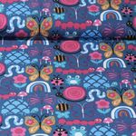 Baumwolle Cretonne - Schnecken und Freunde Blau