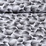 Viskose - Blätter Weiß Sand