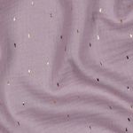 Baumwolle Musselin - Double Gauze Ministriche Foilprint Gold Altflieder