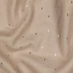 Baumwolle Musselin - Double Gauze Ministriche Foilprint Gold Beige
