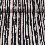 Viskose -  Aquarellstreifen Sand