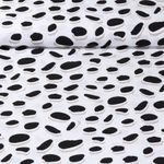 Viskose -  Steine Weiß Sand