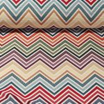 Gobelin - Grafique Zig zag Beige Multicolore
