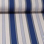 Canvas - Maritim Breite Streifen Beige