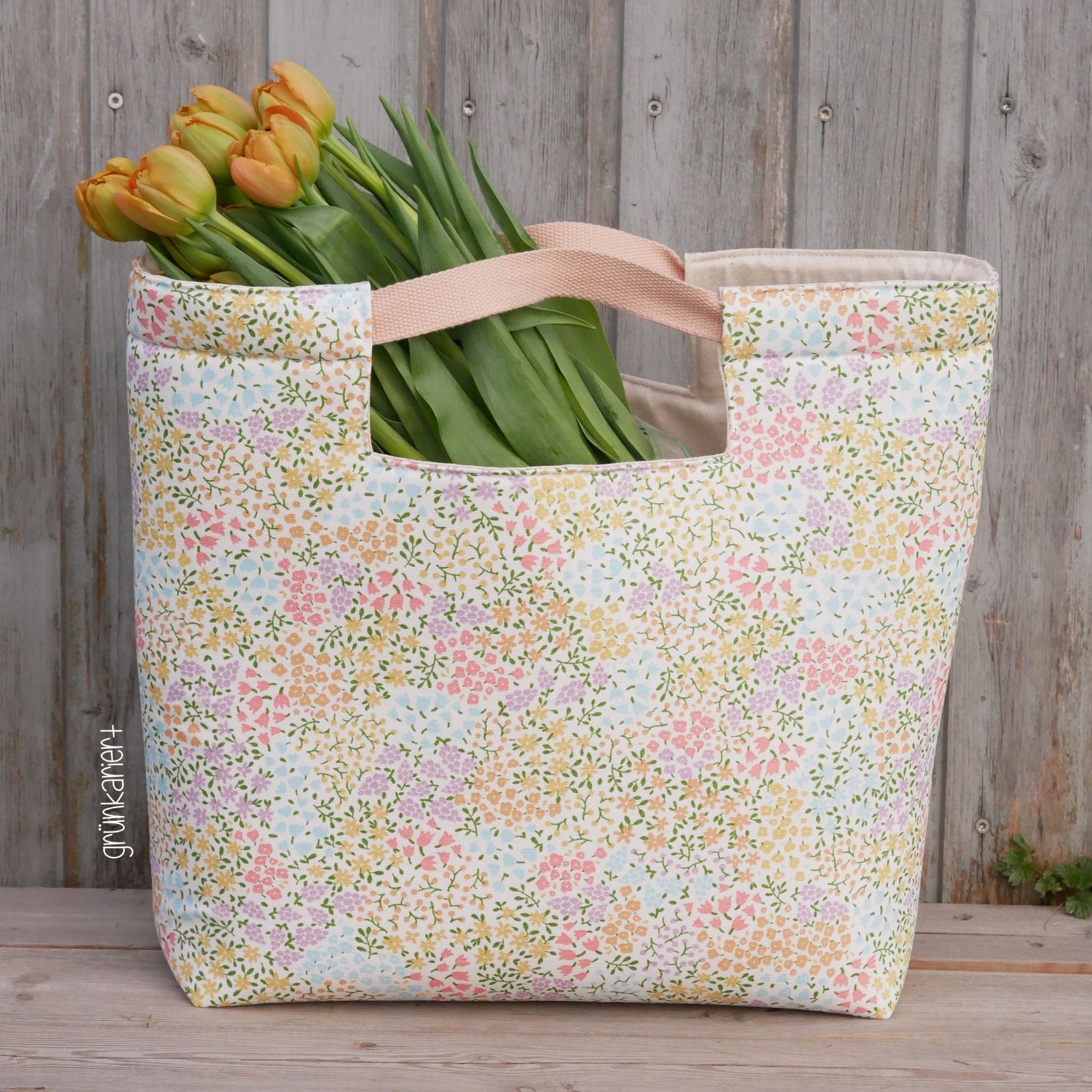 Toile canevas enduite - Petites fleurs Blanc-1 Toile canevas enduite - Petites fleurs Blanc-1