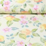 Baumwolle Popeline - Zitronenfrüchte Gelb