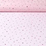 Softtüll - Folien Herzen Rosa