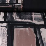 Satin Viskose - Windows Braun