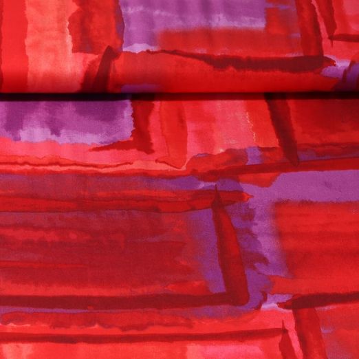 Viscose satin - Windows Rouge