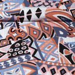 Baumwolle Voile - Lurex Mustermix Blau