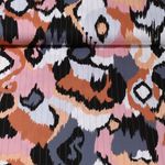 Baumwolle Voile - Lurex Abstrakt Blau