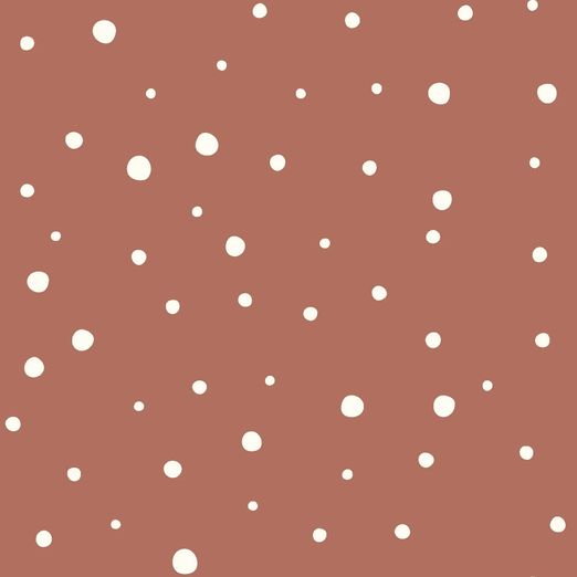 Baumwolle Musselin - Pünktchen Rosenholz
