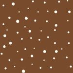Baumwolle Musselin - Pünktchen Braun