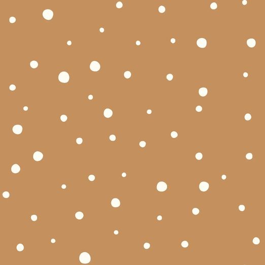 Baumwolle Musselin - Pünktchen Muskat