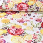 Canvas - Früchtemix Ecru Multicolor