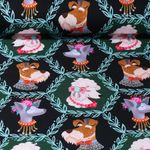 Sweat bio - Hamburger Liebe Impression numérique Bling Bling Woof Noir