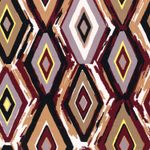 Viskosjersey - Rutor Bordeaux