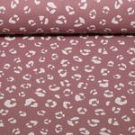 Gaze de coton - Léopard Mauve