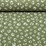 Baumwoll-Musselin - Leomuster Grün