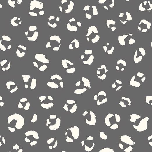 Baumwolle Musselin - Leomuster auf Taupe