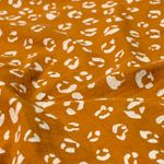 Muselina de algodón - Estampado de leopardo caramelo