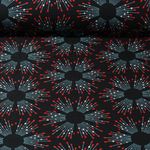 Ekologisk muslin - Hamburger Liebe Bling Bling Starlight Svart