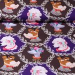 Organic Canvas - Hamburger Liebe Digitaalinen tuloste Bling Bling Woof Ruskea