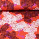 Viskosejersey - Blütenblätter Fuchsia