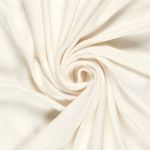 Stretchmanchester - Små ränder ecru