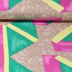 Viskosejersey - Mustermix Grün Multicolor