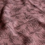 Mousseline – fleurs d'été sur mauve