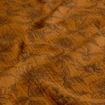 Mousseline - Fleurs d'été sur caramel