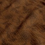 Mousseline – Fleurs d'été sur fond marron