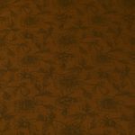 Musselin - Sommerblumen auf Braun