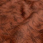 Mousseline – Fleurs d'été sur bois de rose