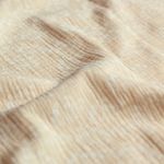 Mousseline – Ombelles florales sur beige