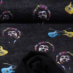 Softshell - Impression digitale Jimi Hendrix Gris anthracite