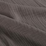Coton mousseline - Taupe Marron Coton mousseline - Taupe Marron