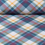 Canvas - Tischwäsche Karo Blau