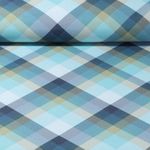 Canvas - Tischwäsche Karo Türkis