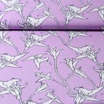 Popeline de viscose - Lys Lilas