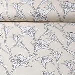 Viskose Popeline - Lilien Ecru